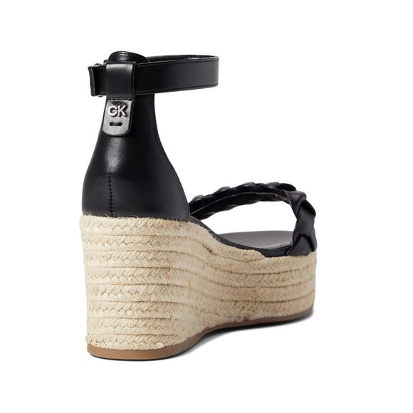 NEW Calvin Klein Thea Wedge Espadrille Sandals - Sz 9.5 - Picture 8 of 15